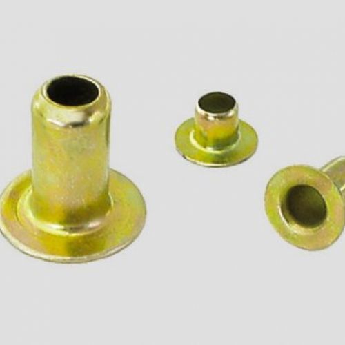 REMACHE TUBULAR ACERO LATONADO